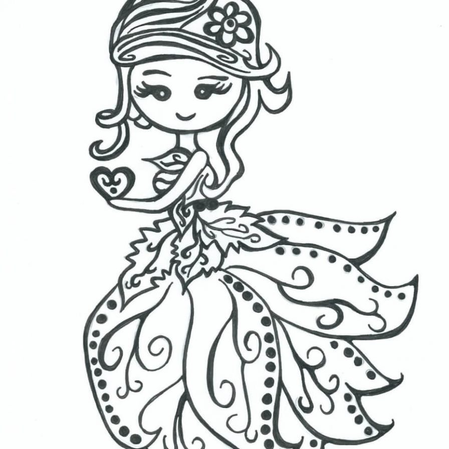  Foto zu Elfe Zeichnung - Plottertante 